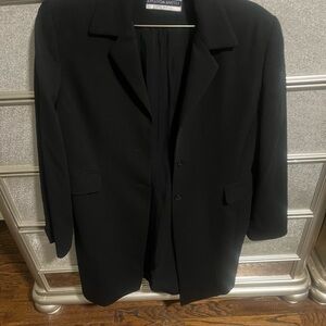 Amanda Smith Black Wool Blazer or Light Coat  100% Wool